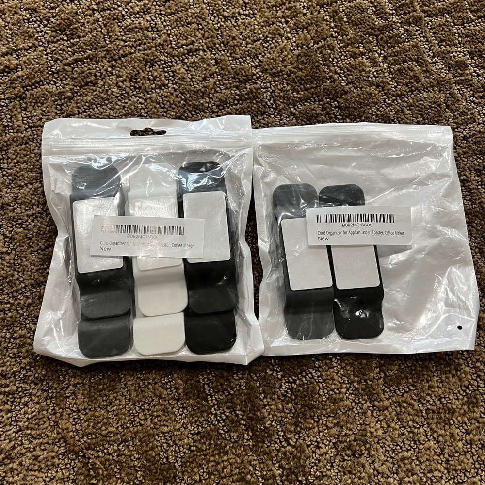 Black and White Cord Organizers